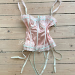 Get trendy with [Sweden] Lavender Dreams Handmade Satin Corset -  available at Peiliee Shop. Grab yours for $59.90 today!