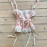 Get trendy with [Sweden] Lavender Dreams Handmade Satin Corset -  available at Peiliee Shop. Grab yours for $59.90 today!