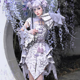 Get trendy with [Blood Supply] Dragon Wisteria Crop Top - Crop Top available at Peiliee Shop. Grab yours for $49.90 today!