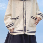 Get trendy with Sailor Girl’s Autumn Knitting Wear Sweater Cardigan - Sweater available at Peiliee Shop. Grab yours for $25.50 today!