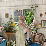 August Unicorn Cottage Ramie 100% Vegan Plant Fabric Dress