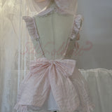 Silly Solkatt Alice’s Little Melody Pink Gingham Apron Set
