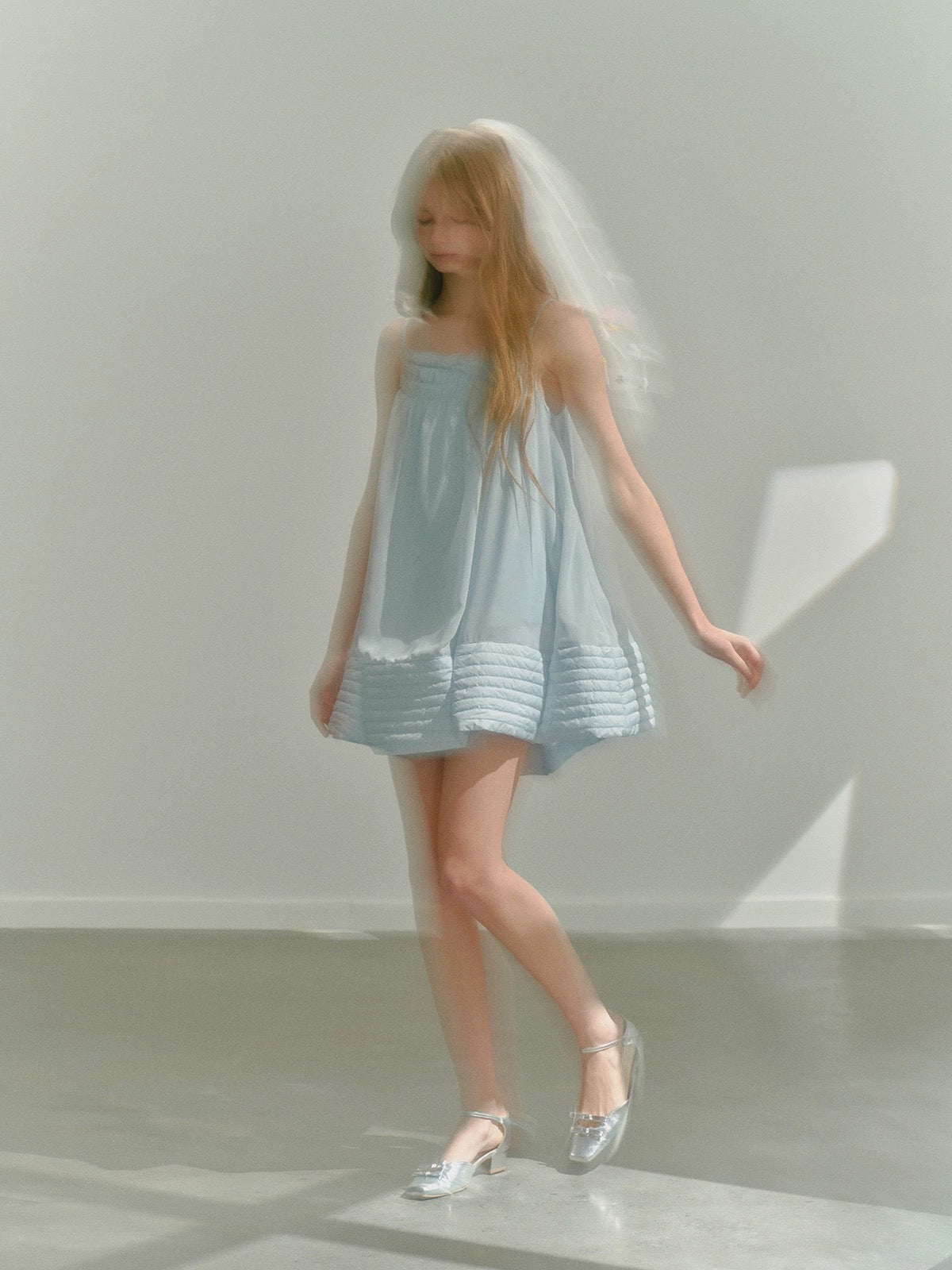 Get trendy with [UNOSA] Baby Blue Mini Dress -  available at Peiliee Shop. Grab yours for $52 today!