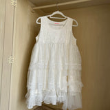 [August Unicron] Angel’s Twinkle Kiss Handmade Sleeveless Dress