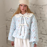 MineBeThyVers Kitty Tales Ribbon  Padded Coat