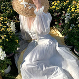 [Tailor Made] Morning Dew Handmade Cotton Bridal Maxi Dress