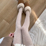 Get trendy with [Winter Must Have] Teddy Dear Knitting Stocking - Socks available at Peiliee Shop. Grab yours for $12 today!