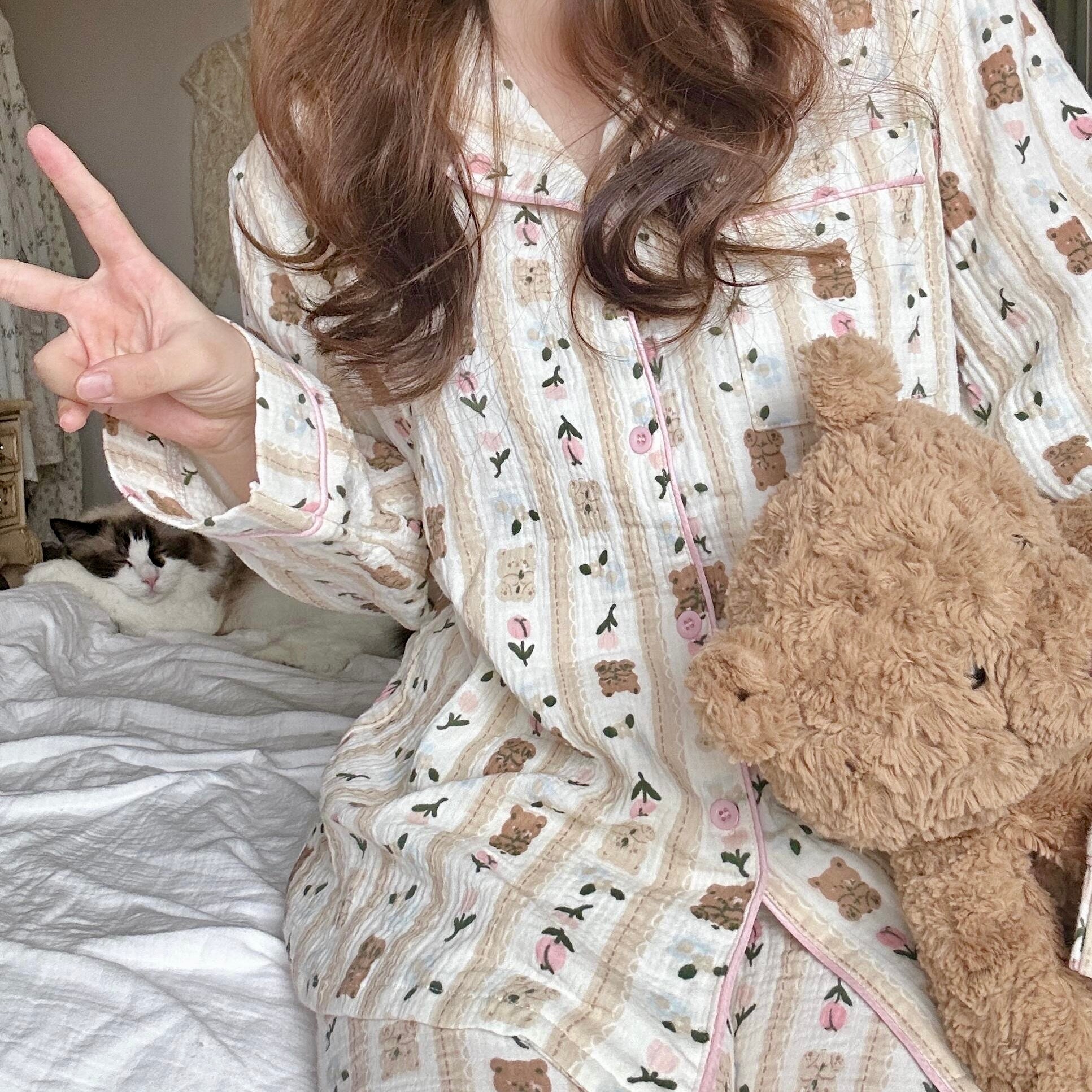 Get trendy with Teddy Dreams sleepwear pajamas set - Lingerie available at Peiliee Shop. Grab yours for $26 today!