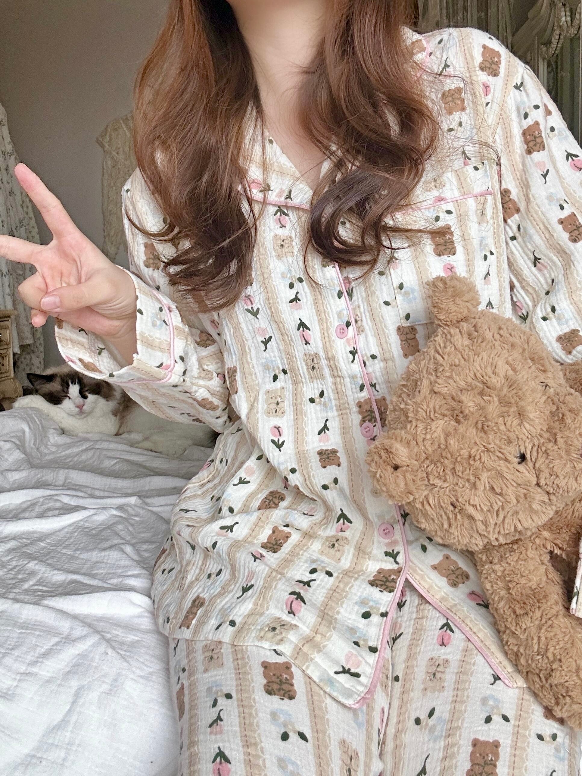 Get trendy with Teddy Dreams sleepwear pajamas set - Lingerie available at Peiliee Shop. Grab yours for $26 today!