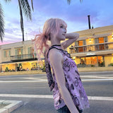 Evil Tooth – Wild Rose Halter Top