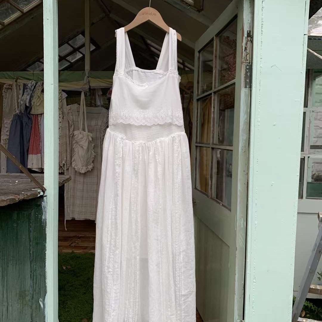 Get trendy with [Tailor Made] Angelic Moment Handmade Cotton Dress -  available at Peiliee Shop. Grab yours for $89 today!