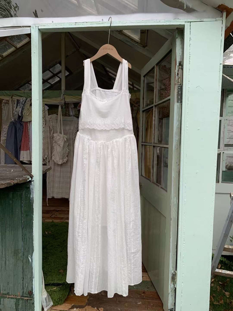 Get trendy with [Tailor Made] Angelic Moment Handmade Cotton Dress -  available at Peiliee Shop. Grab yours for $89 today!