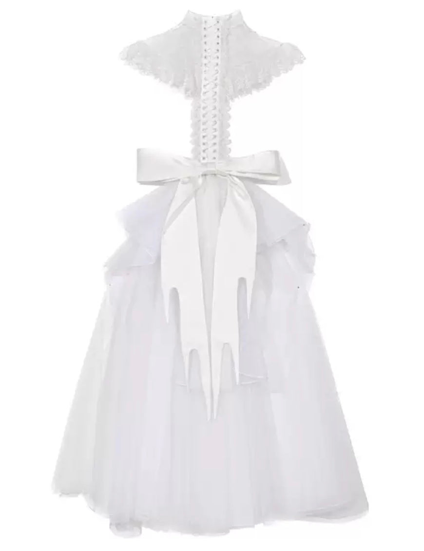 Get trendy with [Blood Supply] Corpse Bride Cape With Spine Outer Skirt - Accessories available at Peiliee Shop. Grab yours for $79.90 today!