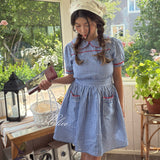 Blue Gingham Vintage 1997 Babydoll Dress