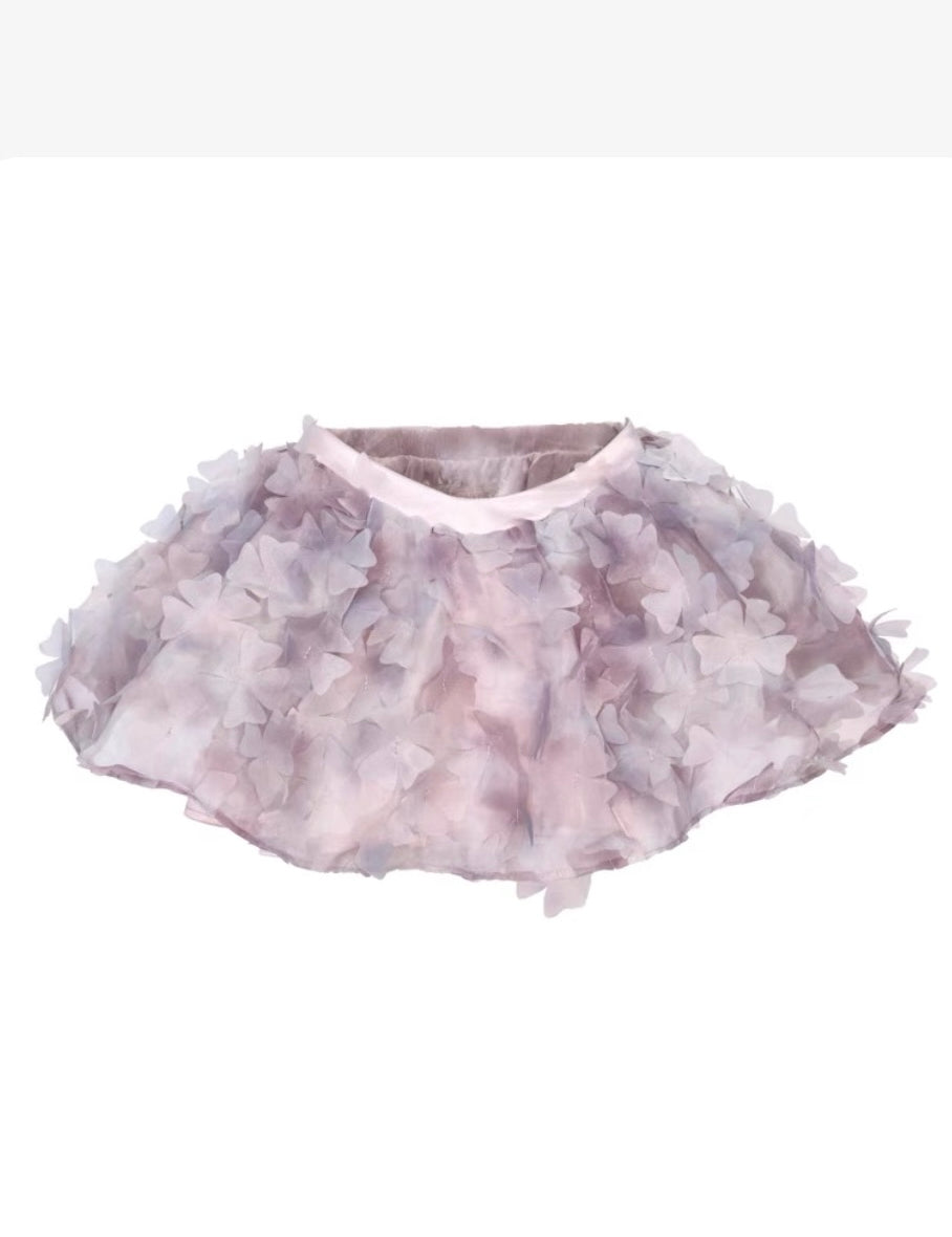 Blood Supply Moonlight Spirit 3D Flower Mini Skirt