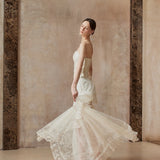 Fa Sogno Lacrimosa Moon Sonata Corset And Midi Skirt Set