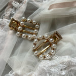 Get trendy with 2 Pieces Princess Pearls Hair Clips -  available at Peiliee Shop. Grab yours for $4.50 today!