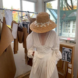 [Tailor Made] Morning Dew Handmade Cotton Bridal Maxi Dress