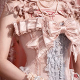 Blood Supply Pink Baroque Cake and Ribbon Corset
