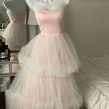 Get trendy with Rosy Romance Princess Gown MIDI Dress - Dress available at Peiliee Shop. Grab yours for $108 today!