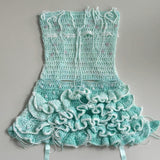 Get trendy with [Customized Handmade] Mermaid’s Song Knitting Top and Skirt set -  available at Peiliee Shop. Grab yours for $65 today!