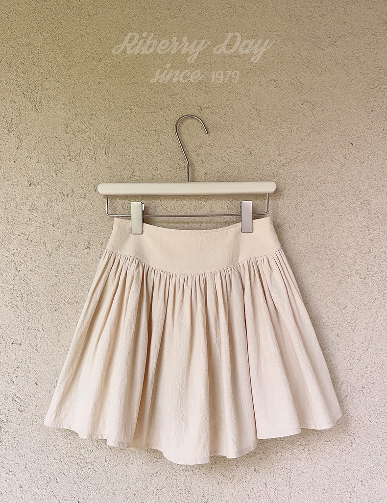 Get trendy with Doll Dream Cotton Mini Skirt with sweatshorts inside -  available at Peiliee Shop. Grab yours for $18 today!