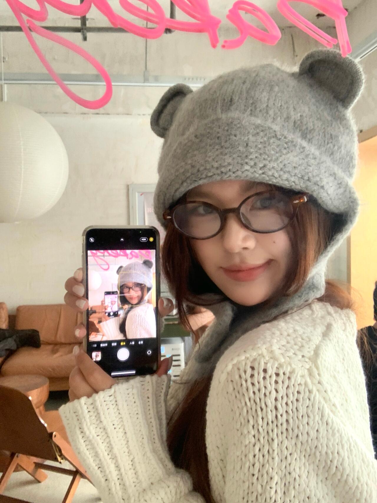 Get trendy with Knitting bear ear beanie with heart clip -  available at Peiliee Shop. Grab yours for $9.80 today!