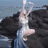 [Blood Supply] Silver Song Of Siren - Mermaid Corset Top