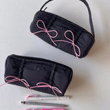 Get trendy with Ballet Core Summer dopamine-colored soft tote bag and pencil case - Bag available at Peiliee Shop. Grab yours for $15.50 today!