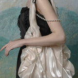 [Lactose Studio] Pure Mermaid Heart Pearl Shoulder bag