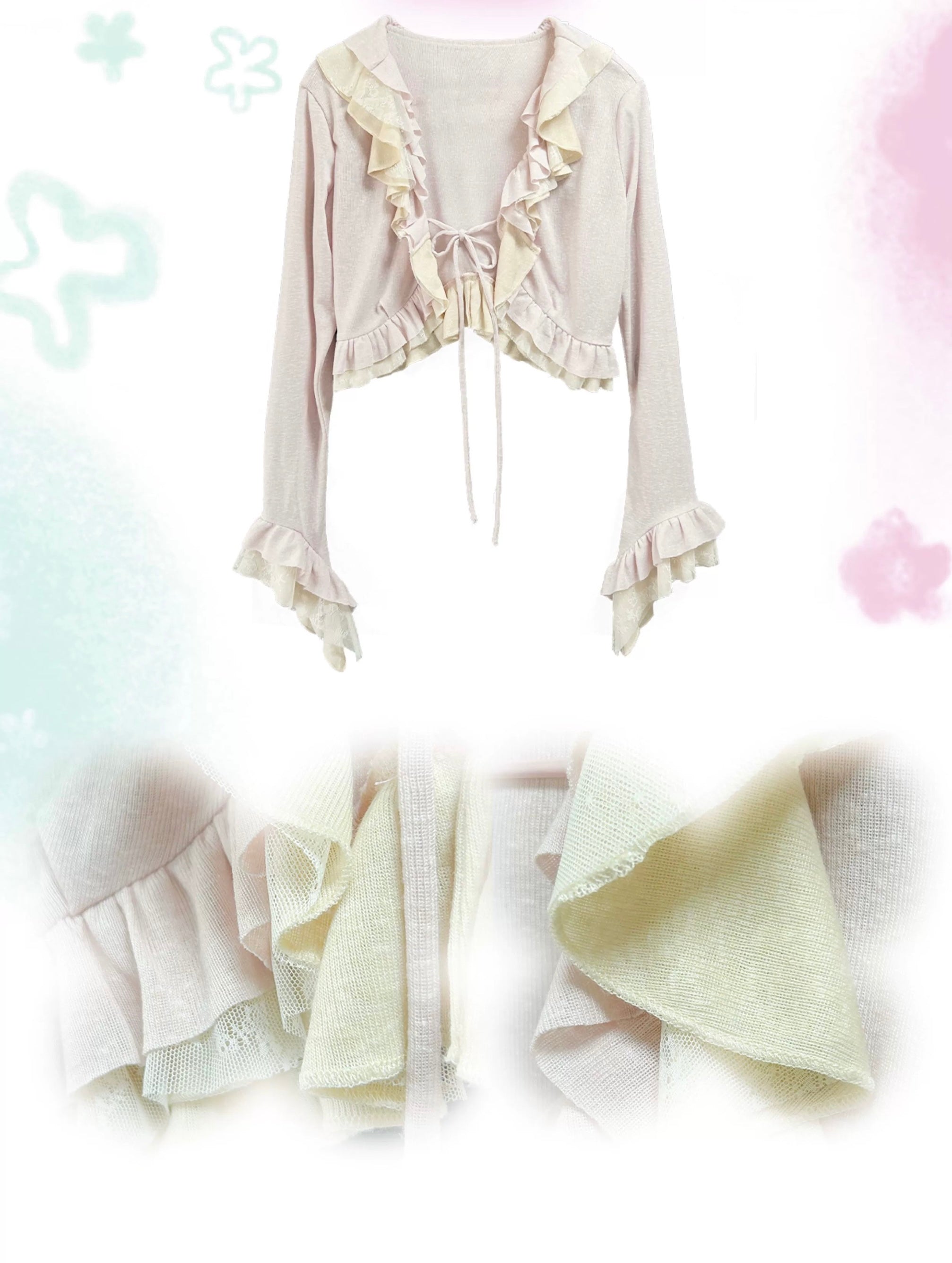 Get trendy with Rosy Dreams Flowery Cardigan -  available at Peiliee Shop. Grab yours for $42 today!