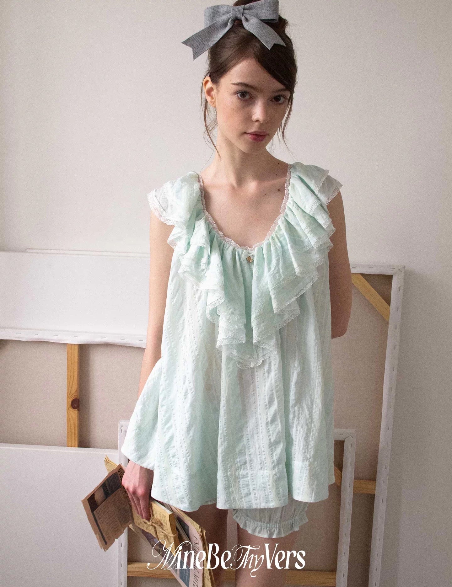 MineBeThyVers Mint Mambo Babydoll Set