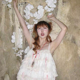 August Unicorn Rococo Lace 2 ways of wearing Cami top or mini skirt