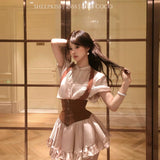 SheepKiss Countess’s Daughter Corset Brown