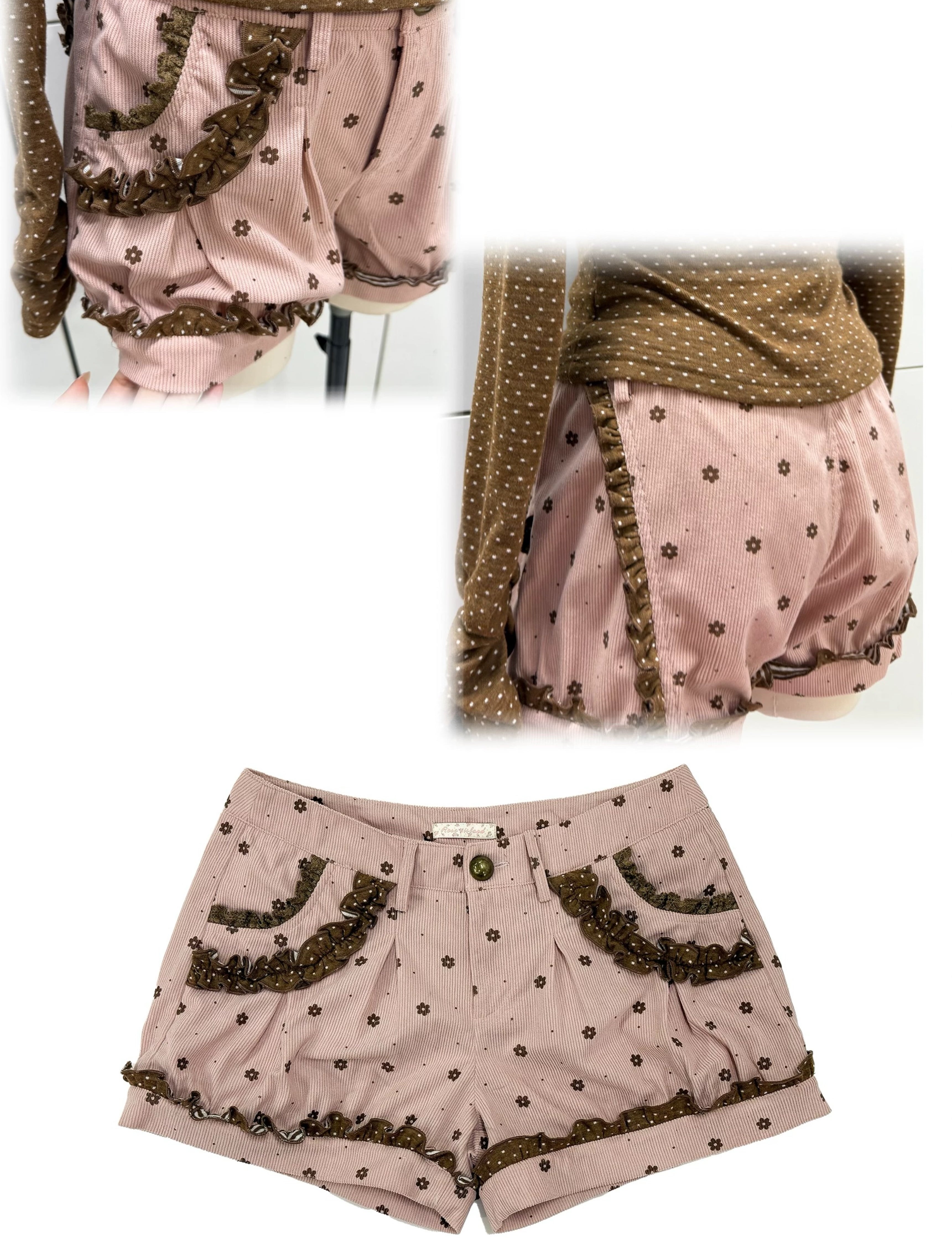 Rose Island Strawberry Brownie Shorts