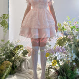 Silly Solkatt Alice’s Little Melody Pink Gingham Apron Set