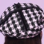 Get trendy with Evil Tooth my gyaru rock star tweed beret hat -  available at Peiliee Shop. Grab yours for $24 today!