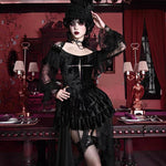 Get trendy with [Blood Supply] Halloween Lantern Lace Top - Clothing available at Peiliee Shop. Grab yours for $42 today!