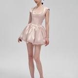 Fa Sogno Ballet Heart Low Back Mini Dress
