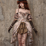 Get trendy with [Blood Supply] Dragon Era steampunk short Cake mini Skirt - Skirt available at Peiliee Shop. Grab yours for $55 today!