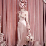 BloodSupply Pink Baroque Cherry Heart Cake Bag