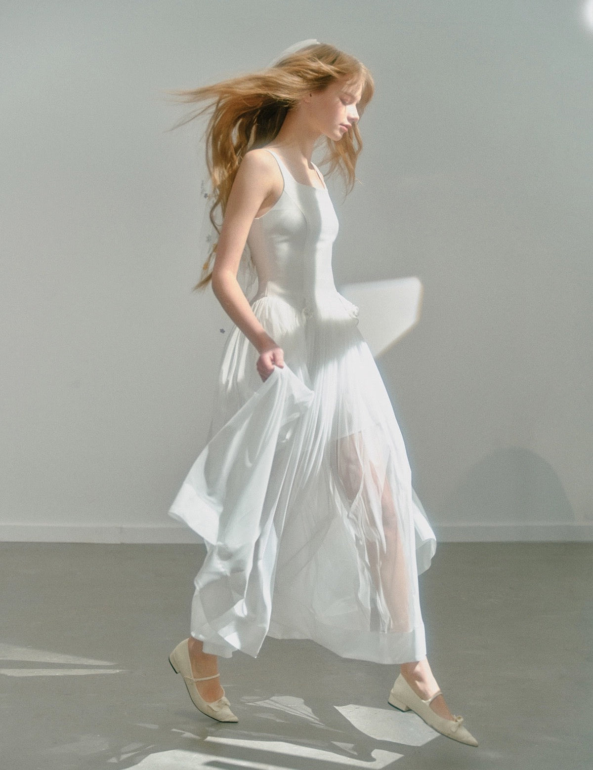 Get trendy with [UNOSA] Twillight Fairytale Romantic Bridal Midi Dress -  available at Peiliee Shop. Grab yours for $76 today!