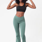 Get trendy with [Rexing x Peiliee Sport] Crossover High Waisted Flare Leggings with Pocket Yoga Pants -  available at Peiliee Shop. Grab yours for $56 today!