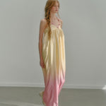 Get trendy with [UNOSA] Sun Kissed Petals Midi Dress Gown -  available at Peiliee Shop. Grab yours for $76 today!