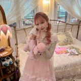 Get trendy with [August Unicorn] Rose romance transparent outer dress - Dresses available at Peiliee Shop. Grab yours for $75 today!