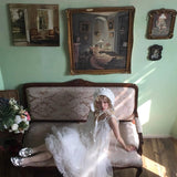 August Unicorn Cloud Ruffle Fairy Dress