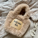 Get trendy with Soft Girl Era Faux Fur Mini Hand Bag -  available at Peiliee Shop. Grab yours for $15 today!