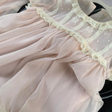 Doll’s Holiday Vintage Babydoll Mini Dress Pink