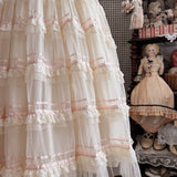 Sublunary Fake Heart Silk Dress Gown Set