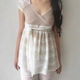 SicAstra Flower Diary Woodland Lace Wrap Top